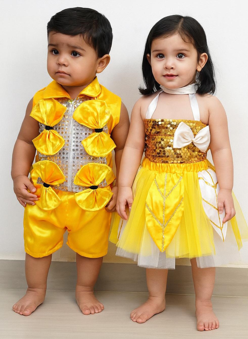 yellow and white