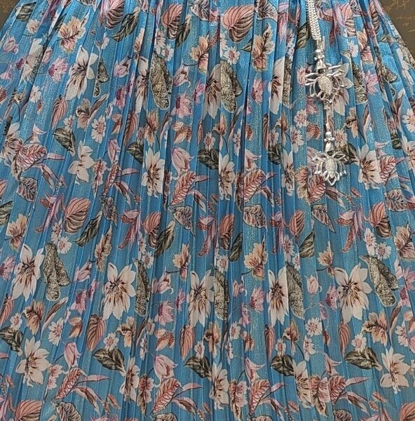 KIDS FROCK WITH FLORAL PATTERN